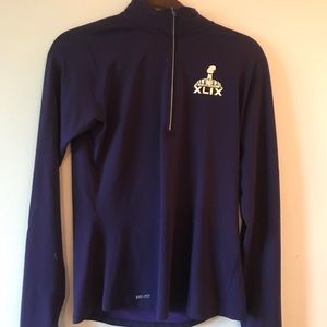 Purple nike turtle neck
